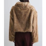 【WEB/一部店舗限定】エコファーショート丈Wジップブルゾン | VIS | 詳細画像12