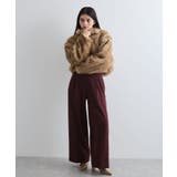 【WEB/一部店舗限定】エコファーショート丈Wジップブルゾン | VIS | 詳細画像4