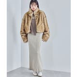 【WEB/一部店舗限定】エコファーショート丈Wジップブルゾン | VIS | 詳細画像21