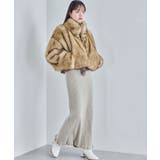 【WEB/一部店舗限定】エコファーショート丈Wジップブルゾン | VIS | 詳細画像22