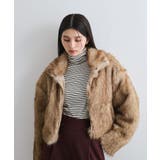 【WEB/一部店舗限定】エコファーショート丈Wジップブルゾン | VIS | 詳細画像8