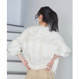 【追加】【WEB限定】シアーバックフリルフードブルゾン【洗える】 | VIS | 詳細画像17
