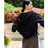 【追加】【WEB限定】シアーバックフリルフードブルゾン【洗える】 | VIS | 詳細画像2