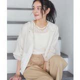 【追加】【WEB限定】シアーバックフリルフードブルゾン【洗える】 | VIS | 詳細画像37