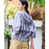 【追加】【WEB限定】シアーバックフリルフードブルゾン【洗える】 | VIS | 詳細画像8