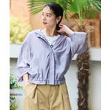 【追加】【WEB限定】シアーバックフリルフードブルゾン【洗える】 | VIS | 詳細画像9