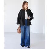 【WEB限定】バルーンスリーブペプラムブルゾン | VIS  | 詳細画像2 