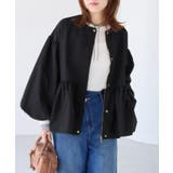 【WEB限定】バルーンスリーブペプラムブルゾン | VIS  | 詳細画像4 