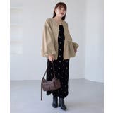 【WEB限定】バルーンスリーブペプラムブルゾン | VIS  | 詳細画像7 