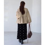 【WEB限定】バルーンスリーブペプラムブルゾン | VIS  | 詳細画像9 