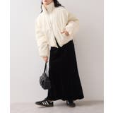 【WEB限定】軽くてあたたかいパディングショートボリューム中綿ブルゾン | VIS | 詳細画像11