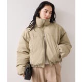 【WEB限定】軽くてあたたかいパディングショートボリューム中綿ブルゾン | VIS | 詳細画像17