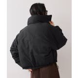 【WEB限定】軽くてあたたかいパディングショートボリューム中綿ブルゾン | VIS | 詳細画像25