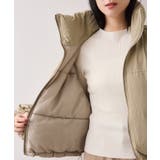 【WEB限定】軽くてあたたかいパディングショートボリューム中綿ブルゾン | VIS | 詳細画像35