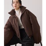 【WEB限定】軽くてあたたかいパディングショートボリューム中綿ブルゾン | VIS | 詳細画像6