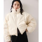 【WEB限定】軽くてあたたかいパディングショートボリューム中綿ブルゾン | VIS | 詳細画像8