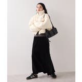 【WEB限定】軽くてあたたかいパディングショートボリューム中綿ブルゾン | VIS | 詳細画像9