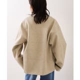 【WEB限定】ボアポケットノーカラーコート | VIS  | 詳細画像11 