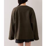 【WEB限定】ボアポケットノーカラーコート | VIS  | 詳細画像22 