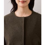 【WEB限定】ボアポケットノーカラーコート | VIS  | 詳細画像23 