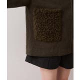 【WEB限定】ボアポケットノーカラーコート | VIS  | 詳細画像27 