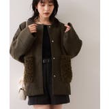 【WEB限定】ボアポケットノーカラーコート | VIS  | 詳細画像6 