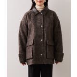 【WEB限定】衿袖レザーシャギーアウター | VIS  | 詳細画像12 