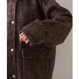 【WEB限定】衿袖レザーシャギーアウター | VIS  | 詳細画像18 