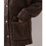 【WEB限定】衿袖レザーシャギーアウター | VIS  | 詳細画像19 