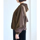 【WEB限定】バックフリルライトフードブルゾン | VIS | 詳細画像23