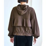 【WEB限定】バックフリルライトフードブルゾン | VIS | 詳細画像24