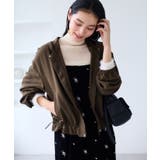 【WEB限定】バックフリルライトフードブルゾン | VIS | 詳細画像3