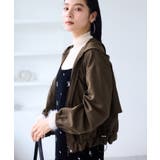 【WEB限定】バックフリルライトフードブルゾン | VIS | 詳細画像5
