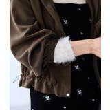 【WEB限定】バックフリルライトフードブルゾン | VIS | 詳細画像6