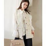 【WEB限定】ノーカラーツイードジレ | VIS  | 詳細画像1 