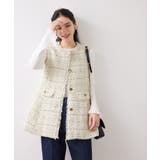 【WEB限定】ノーカラーツイードジレ | VIS  | 詳細画像11 