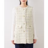 【WEB限定】ノーカラーツイードジレ | VIS  | 詳細画像19 