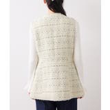 【WEB限定】ノーカラーツイードジレ | VIS  | 詳細画像21 