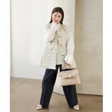 【WEB限定】ノーカラーツイードジレ | VIS  | 詳細画像3 