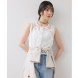 【WEB限定】クロシェレースコンパクトベスト | VIS | 詳細画像8