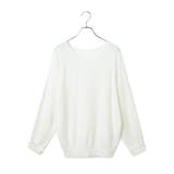ホワイト系(11) | 【店舗限定】天竺編みドルマンプルオーバー | VIS 