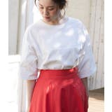 ホワイト(10) | BIGシルエットフットボールTシャツ | VIS