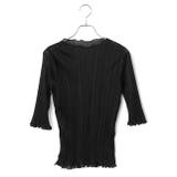 ボートネック半袖シアープリーツプルオーバー | VIS  | 詳細画像9 