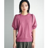 【新色追加】上品な雰囲気で魅せる袖オーガーンジー半袖プルオーバー | VIS | 詳細画像10