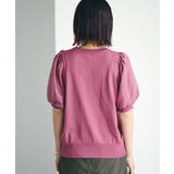 【新色追加】上品な雰囲気で魅せる袖オーガーンジー半袖プルオーバー | VIS | 詳細画像12