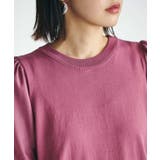 【新色追加】上品な雰囲気で魅せる袖オーガーンジー半袖プルオーバー | VIS | 詳細画像13