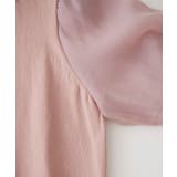 【新色追加】上品な雰囲気で魅せる袖オーガーンジー半袖プルオーバー | VIS | 詳細画像34