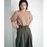 【新色追加】上品な雰囲気で魅せる袖オーガーンジー半袖プルオーバー | VIS | 詳細画像6