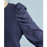 【前後2WAY】くしゅっと袖シャーリングニット | VIS | 詳細画像10