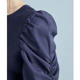 【前後2WAY】くしゅっと袖シャーリングニット | VIS | 詳細画像13